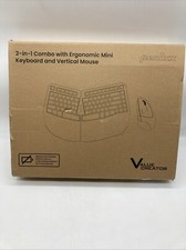 Perixx PERIDUO-813B US, Wireless Ergonomic Compact Keyboard & Vertical Mouse ... picture