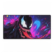 Marvel Comics Venom Neon Splatter Art Mouse Pad Desk Mats picture
