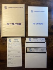 Comprehensive Software PC TUTOR Vintage 1982 MS-DOS IBM PC 5.25 Floppy Disk picture
