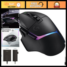 Wireless RGB Gaming Mouse - Optical LIGHTFORCE Hybrid, HERO 25K Sensor, PC/Mac C picture