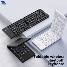 Mini Foldable Bluetooth Keyboard Rechargeable Wireless for iOS Windows Android picture