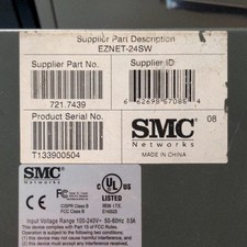 SMC Networks EZNET-24SW 24-Port 10/100 Fast Ethernet Unmanaged 1U Switch picture
