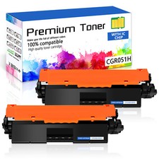 2 PACK - CRG-051H Toner Cartridge for Canon 051H ImageCLASS LBP162dw MF267dw picture
