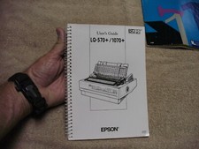 Epson LQ- 570 + 1070+ Users Manuel, Used in Excellent Cond picture