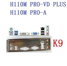 I/O Shield For MSI H110M PRO-A , B85M-P33 V3 , B85M-ICAFE PRO Bracket Backplate picture