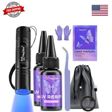 60g UV Resin Kit with Light Bonding in Seconds UV Glue Adhesive picture
