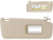 Right Passenger Side Sun Visor for 2010-2023 Toyota 4Runner Beige Sunvisor Re picture