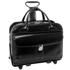 McKlein USA Lakewood Leather Fly Through Ladies Briefcase Assorted Colors picture