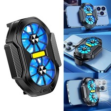 Dual Fan Rechargeable Phone Cooler – Portable Gaming Cooler - For iPhone Android picture