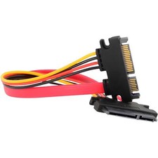 URAO 15+7 Pin SATA HDD Extension Cable Data & Power Male to Female picture