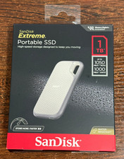 New SanDisk 1TB Extreme External Portable SSD Storage USB-C - Sealed in Box picture