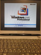 SHARP Mebius Note Project Pc-Pj1-98 Retro Pc Laptop Vintage Computer Portable Pc picture