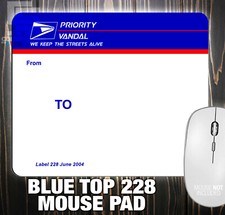 Vandal Desktop Mouse Pad graffiti street art slaps sticker blue top 228  picture