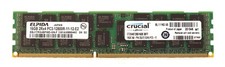 Elpida 16GB 2Rx4 PC3-12800R-11-12-E2 ECC REG Server Memory P/N:EBJ17RG4BFWD-GN-F picture