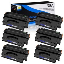 6PK Black Q1338A 38A Toner Cartridge for HP LaserJet 4200 4200m 4200dtn printer picture