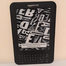 Amazon Kindle Keyboard 3rd Gen 6in Wi‑Fi eBook Reader 4GB Black picture