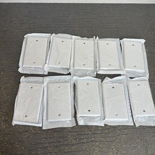 Leviton Lot of 10  1-Gang No Device Blank Wall Plate  White 001-88014 picture