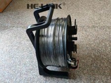200M ST-ST Outdoor Armored OM3 Simplex with Fiber Tactical Cable Reel picture