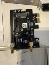 GLOTRENDS WA01 M.2 E Key to PCIe X1 WiFi Bluetooth Adapter for Black  picture