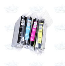 4 Genuine Epson 220 Black & Color XP420 XP424 WF2630 WF2650 WF2660 (NOT Initial) picture