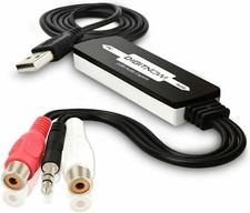 USB Audio Capture Card Grabber for Vinyl Cassette Tapes to Digital MP3 Converter picture