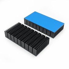 50mm Heatsink Kit 2pcs with Thermal Adhesive Tape for PC NVME SSD GPU Cooling picture