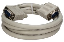 5ft Premium VGA HD15 Male to Male Tri-Shield Cable picture
