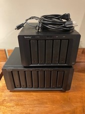 Synology Disk Station DS1821+ plus DS517 w/ 12 Toshiba 16 TB Hard Drives picture
