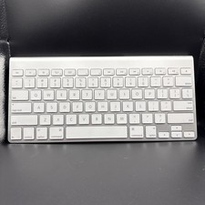 GENUINE Apple Wireless Bluetooth Keyboard A1314 Mac Aluminum Used Tested-Works  picture