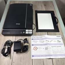 Epson Perfection V370 Photo Flatbed Scanner W/ Original Power Cable & USB Cable picture