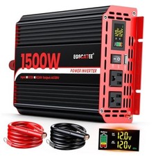 1500W Power Inverter 12V DC to 110V/120V AC with LCD Display for 12V-1500W-RE picture