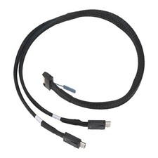 ˜8i To Oculink SFF 8611 4i Cable PCIe 5.0 32GT/s For MCIO X8 To 2 SFF 8611 Co⭐ picture