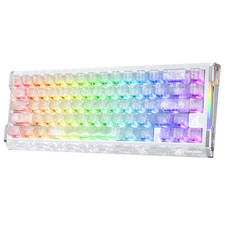 ATTACK SHARK R68HE 68 Keys Wired Rapid Trigger 8K Mechanical RGB Gaming Keyboard picture