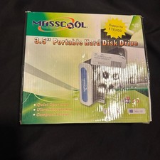 Masscool 3.5 Portable Hard Drive Enclosure IDE SATA USB Retro Vintage Y2K Tech picture