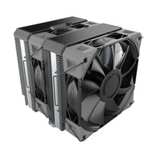 MONTECH NX600B Dual-Tower CPU Air Cooler 6 Heatpipe Black 2000 RPM PWM picture