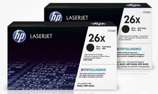 2 PACK HP 26X High Yield LaserJet Toner Cartridge NEW- Black - CF226XC picture