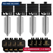 4PCS Hardened Steel Hotend Nozzle Set (0.2/0.4/0.6/0.8mm) Compatible with Bambu picture