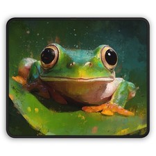 Cute Frog Illustration Gaming Mouse Pad picture