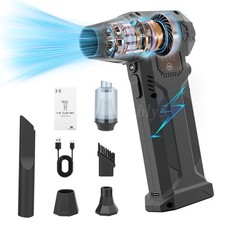 Compressed Air Duster-Reusable Electric Mini Air Duster 280000RPM Vacuum Cleaner picture