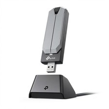 TP-Link BE6200 Tri-Band Wi-Fi 7 Wireless USB 3.0 BE6200, WiFi 7, Black picture