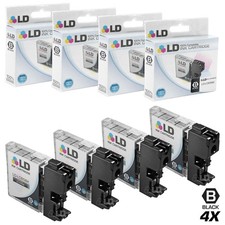 LD Comp Brother LC-65 LC65 4pk HY Black MFC 5890CN 5895CW 6490CW 6890CDW picture