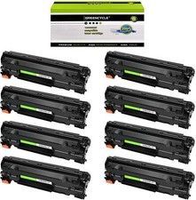 Black 83A CF283A Toner Cartridges For HP LaserJet Pro M127fp M127fw M125nw Lot picture