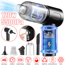 Car Vacuum Cleaner 5500Pa 2-in-1 Electric Air Duster For Car Cleaning Cordless picture