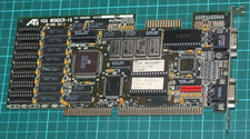 Vintage 1988 ATI VGA Wonder-16  VGA Video card 16-bit ISA 256k V3-1.02 picture