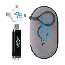 ThePhotoStick® Omni 128GB + Protective Case | Secure Photo & Video Backup and Tr picture
