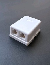 2 RJ11/RJ14 4pin Surface Mount splitter Phone Jack, New.  in USA picture
