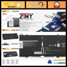 51Wh Laptop Battery Replacement for Dell XPS 13 7390 2-in-1, High Capacity, Dura picture