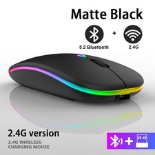 Wireless Bluetooth Mouse For MacBook Air Pro iPad iMac Tablet PC Rechargeable picture