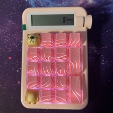 Cypher Custom Pink 3D Printed Teddy Bear Wireless Bluetooth Keypad/Calculator picture