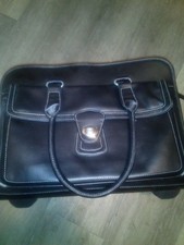 SAMSONITE Heritage Travelware 938595 Wheeled Business Tote Bag 15.6 Laptop Black picture